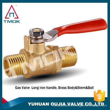 TMOK Mini Ball Valve 1/2 &quot;MALE X FEMENINO NPT Cuerpo de latón cromado 450 psi MXF